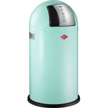 Wesco Wesco Ведро для мусора с заслонкой 50л (цвет мята), Pushboy Ведра для мусора