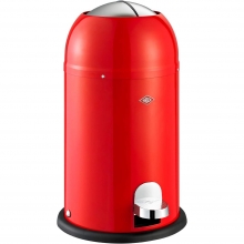 Wesco Wesco Ведро для мусора с заслонкой и педалью Kickmaster Junior 12 л , цвет красный Ведра для мусора