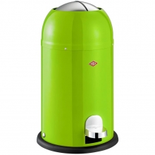 Wesco Wesco Ведро для мусора с заслонкой и педалью Kickmaster Junior 12 л , цвет зеленый лайм Ведра для мусора
