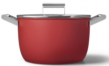 Smeg Smeg Кастрюля с крышкой CKFC2611RDM Кастрюли