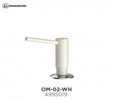 Omoikiri Omoikiri OM-02-WH латунь/белый Дозатор для моющего средства