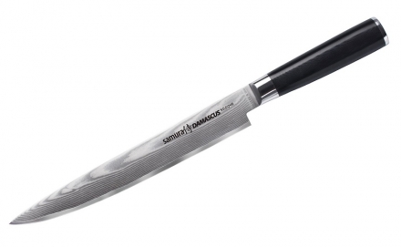  Samura SD-0045/G-10 Нож кухонный для нарезки slicer Damascus