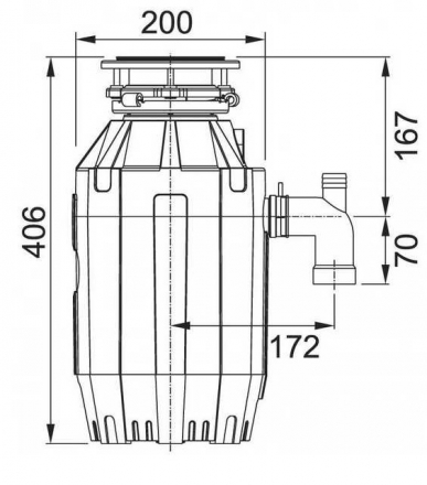 Измельчитель пищевых отходов Franke Turbo Elite TE-125
