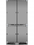 Холодильник Hiberg ВS-RFQ 800 B inverter