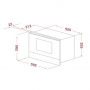 Встраиваемая микроволновая печь Teka ML 8220 BIS L Full Black