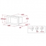 Встраиваемая микроволновая печь Teka ML 8210 BIS White Marble