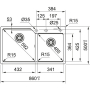 Мойка Franke UBG 620-86 (114.0634.794) черный мат фрагранит