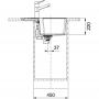Мойка Franke UBG 611-62 (114.0639.652) черный мат фрагранит