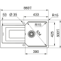 Мойка Franke UBG 611-86 (114.0639.653) черный мат фрагранит