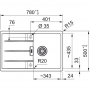 Мойка Franke Мойка CNG 611/211-78, оникс