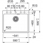 Мойка Franke MRG 610-54 FTL (114.0661.703) оникс фрагранит