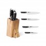  Mikadzo Набор из четырех ножей Yamata + универсальная подставка, 4996231