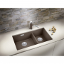 Мойка Blanco SUBLINE 430/270-U Silgranit кофе