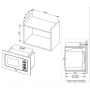 Встраиваемая микроволновая печь Hansa AMM20BEWH