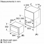 Встраиваемая микроволновая печь Bosch BFL7221W1