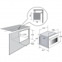 Встраиваемая микроволновая печь Brandt BKC7153BB