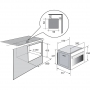 Встраиваемая микроволновая печь Brandt BKC7153LX