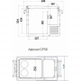 Автохолодильник Alpicool CF55 (12/24)