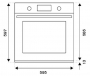 Духовой шкаф Bertazzoni F6011PROVPTN/23