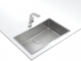 Мойка Teka FlexLinea RS15 71.40 SQ M-XT 1B SofTexture