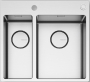 Мойка Falmec GARDA DOPPIA 18-31 CM Inox (Flush/TopMount)