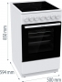 Плита Gorenje GEC5B41WG