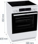 Плита Gorenje GEC6C40WD