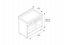 Плита Bertazzoni HER95I2ENET