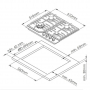 Варочная поверхность HiSTORY HGE 640C FBK