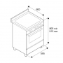 Плита Bertazzoni MAS64L1ENET