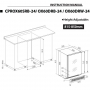 Винный шкаф Temptech OX60DRB-24