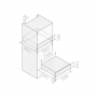 Подогреватель посуды Elica VIRTUS WARM DRAWER 60 PP BL