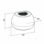 Вытяжка Sirius SLT 106 LINK Black