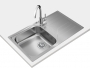 Мойка Teka Universe 50 T-XP 1B 1D Plus Polished