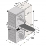 Комплект Asko Classic 7: W1084BW + T108HBW + HI150W + DC7784V.W