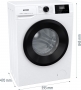 Стиральная машина Gorenje W3NGPI72SBS/C
